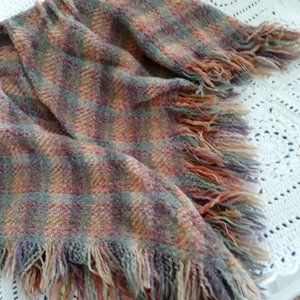 Hand Woven 100% Wool Shawl